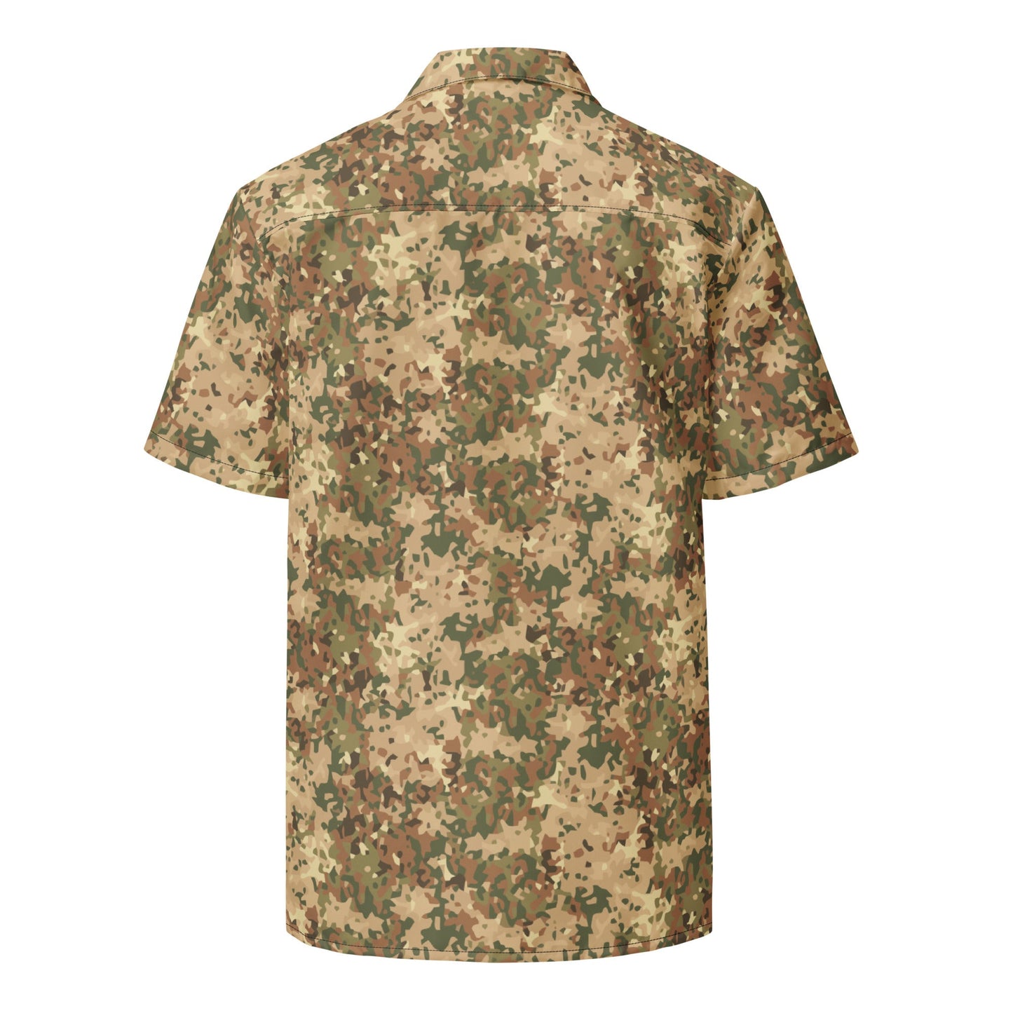 Dutch Fractal Tan CAMO Unisex button shirt - Button Shirts