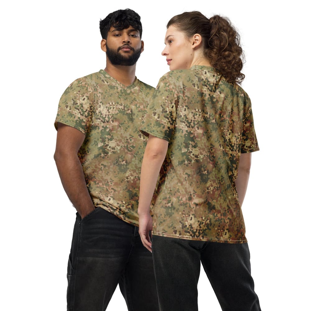 Dutch Netherlands Fractal Pattern (NFP) Tan CAMO unisex sports jersey - 2XS