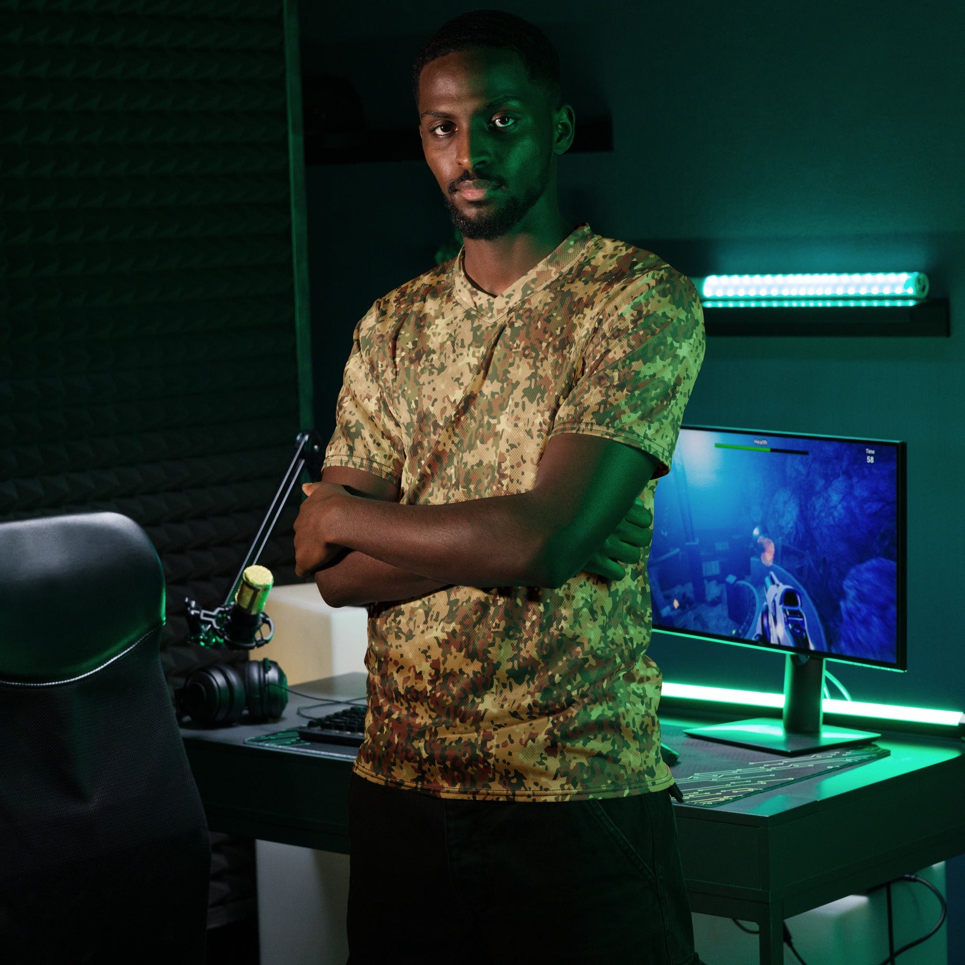 Dutch Fractal Tan CAMO unisex sports jersey - Sports Jerseys