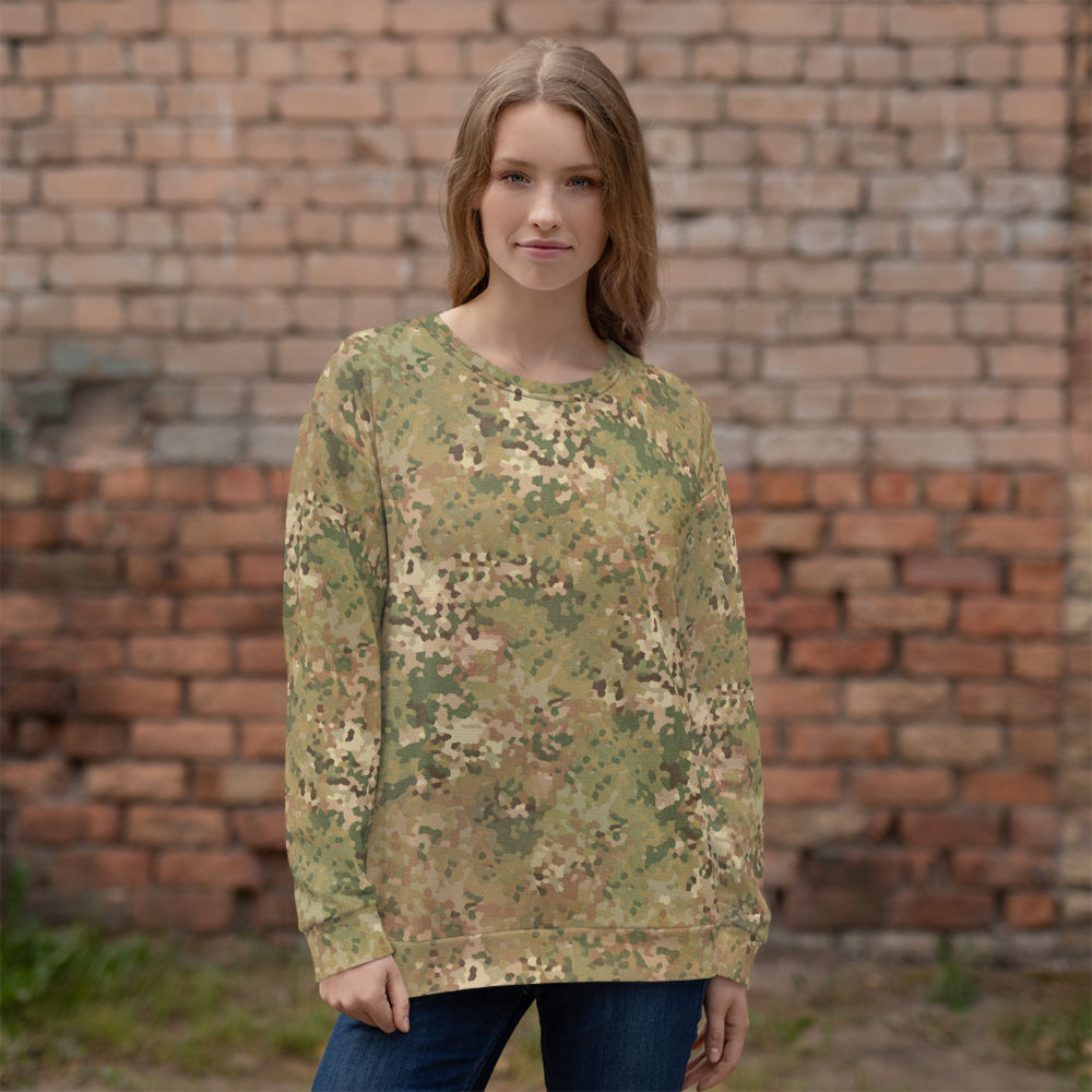 Dutch Netherlands Fractal Pattern (NFP) Tan CAMO Unisex Sweatshirt