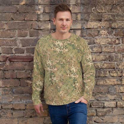 Dutch Netherlands Fractal Pattern (NFP) Tan CAMO Unisex Sweatshirt - XS