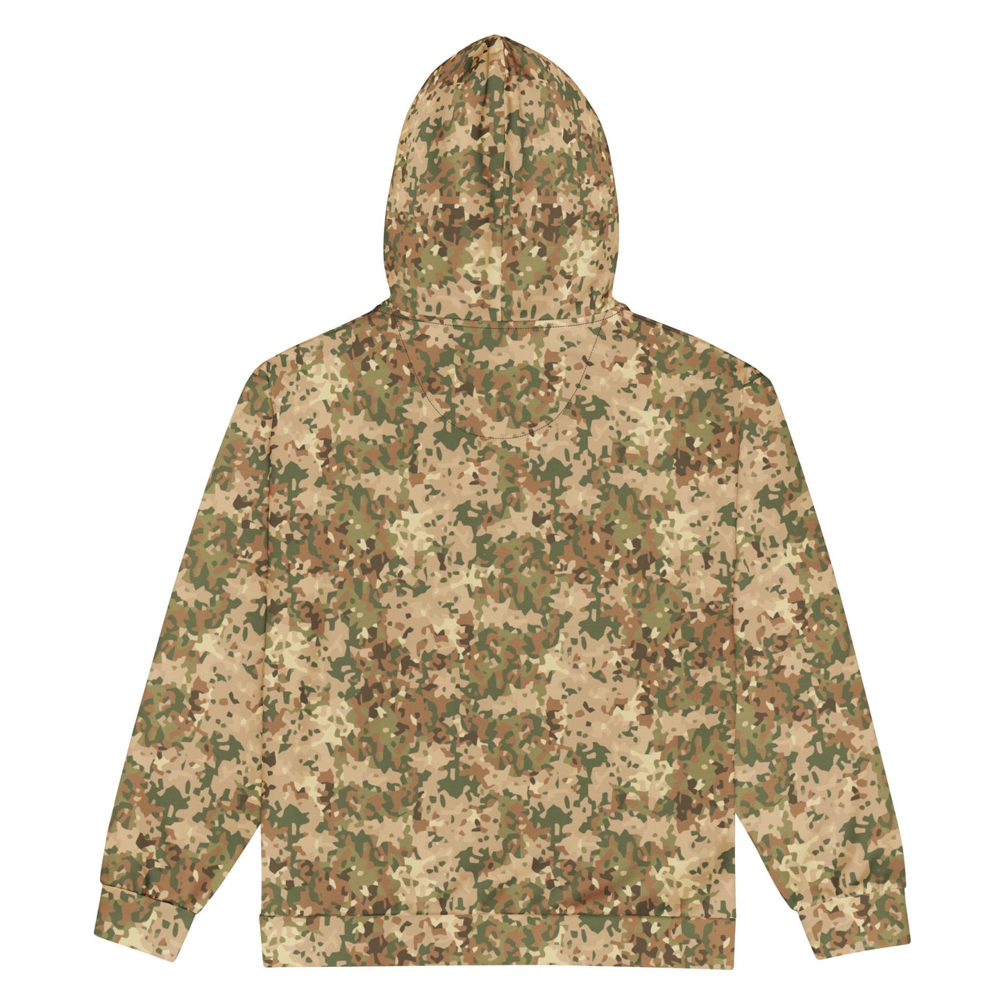 Dutch Fractal Tan CAMO Unisex zip hoodie - Zip Hoodies