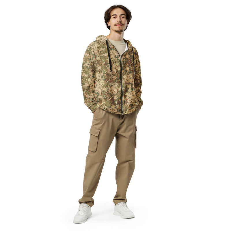 Fractal Dutch Arid CAMO Unisex Zip Hoodie
