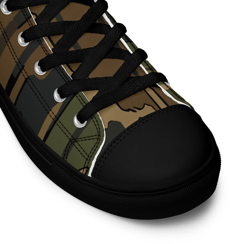 Eagle’s Dare Rainline Vanguard CAMO Mens High-Top Canvas Shoes