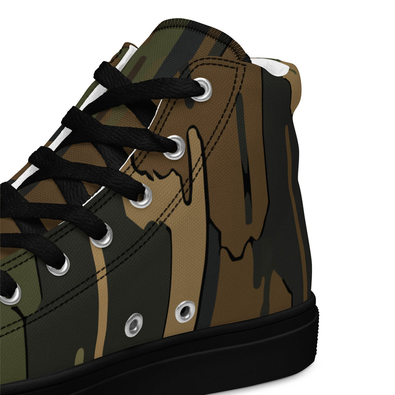 Eagle’s Dare Rainline Vanguard CAMO Mens High-Top Canvas Shoes