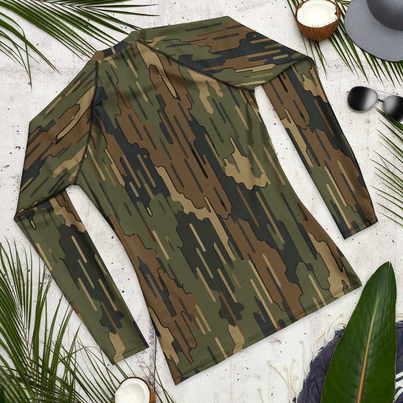 Eagle’s Dare Rainline Vanguard CAMO Mens Long-Sleeve Rash Guard - LS