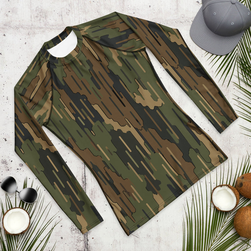 Eagle’s Dare Rainline Vanguard CAMO Mens Long-Sleeve Rash Guard - LS