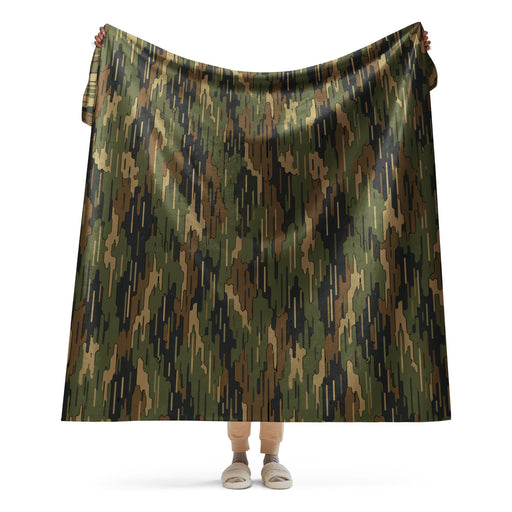 Eagle’s Dare Rainline Vanguard CAMO Sherpa Blanket - 60″×80″