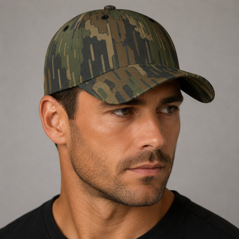 Eagle’s Dare Rainline Vanguard CAMO Snapback Ball Cap - U / White - Head