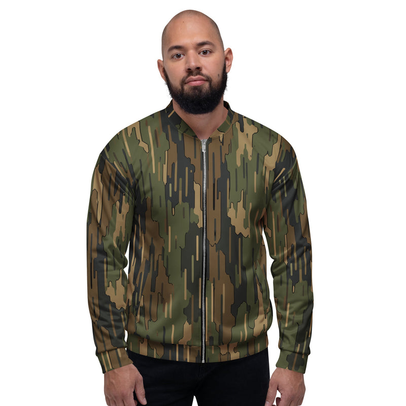 Eagle’s Dare Rainline Vanguard CAMO Unisex Bomber Jacket