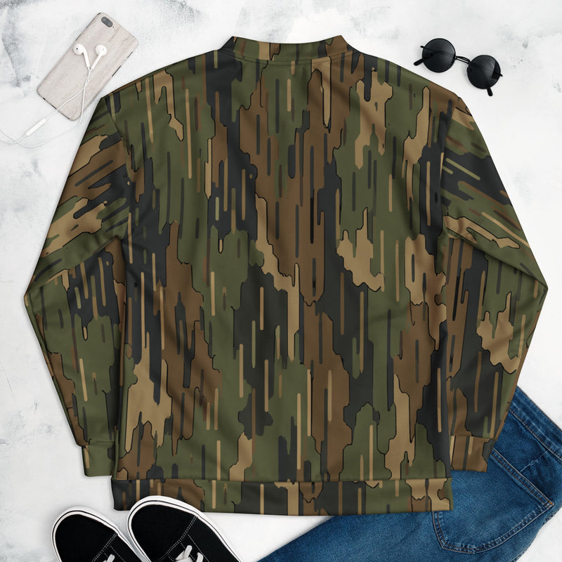 Eagle’s Dare Rainline Vanguard CAMO Unisex Bomber Jacket