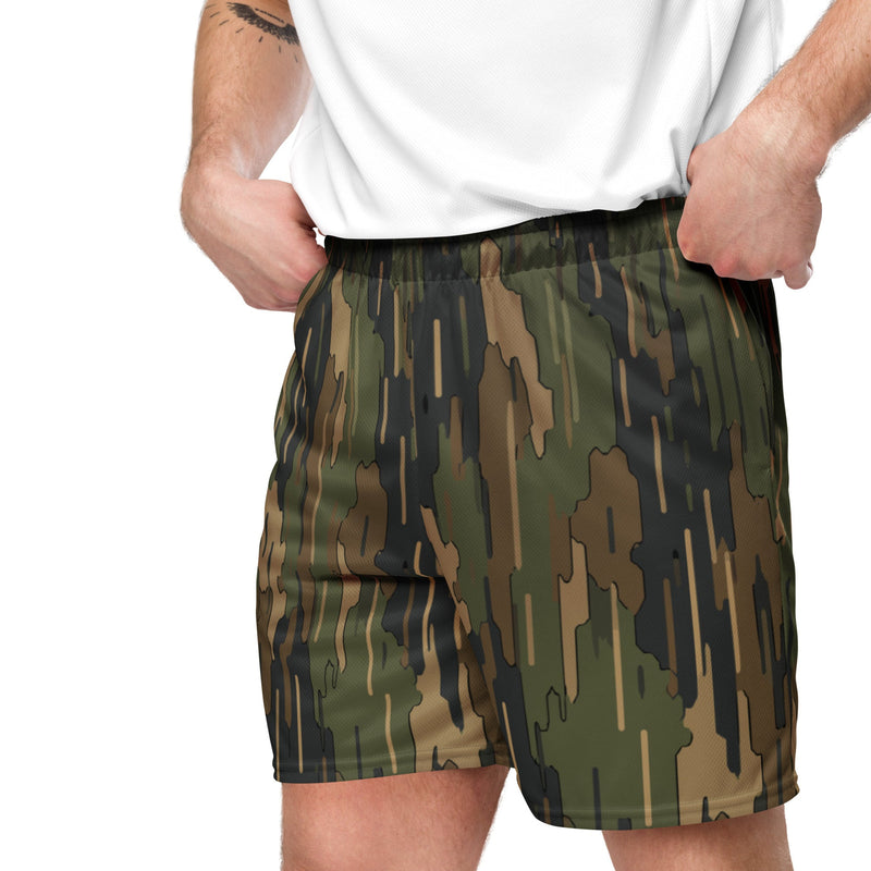 Eagle’s Dare Rainline Vanguard CAMO Unisex Mesh Shorts