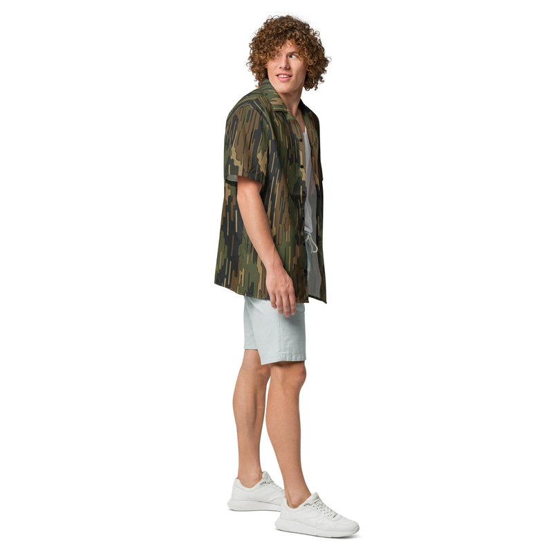 Eagle’s Dare Rainline Vanguard CAMO Unisex Short-Sleeve Button Shirt - Button-Up