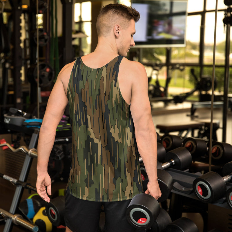 Eagle’s Dare Rainline Vanguard CAMO Unisex Tank Top - Shirt