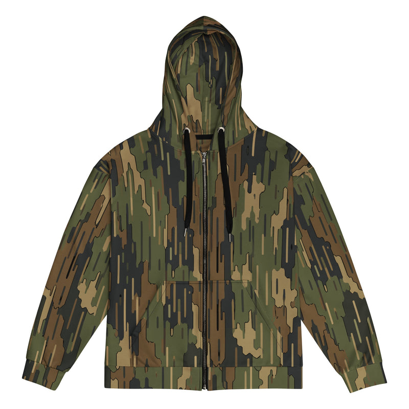 Eagle’s Dare Rainline Vanguard CAMO Unisex Zip Hoodie - 2XS