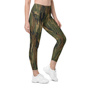 Eagle’s Dare Rainline Vanguard CAMO Womens Leggings with Pockets - 2XS - Women
