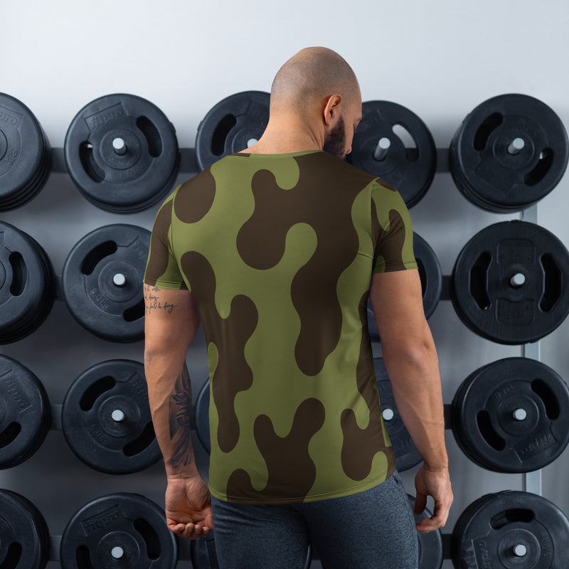 Eastern Bloc Amoeba Woodland Heritage CAMO Mens Athletic T-Shirt - Shirt