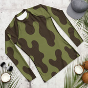 Eastern Bloc Amoeba Woodland Heritage CAMO Mens Long-Sleeve Rash Guard - LS