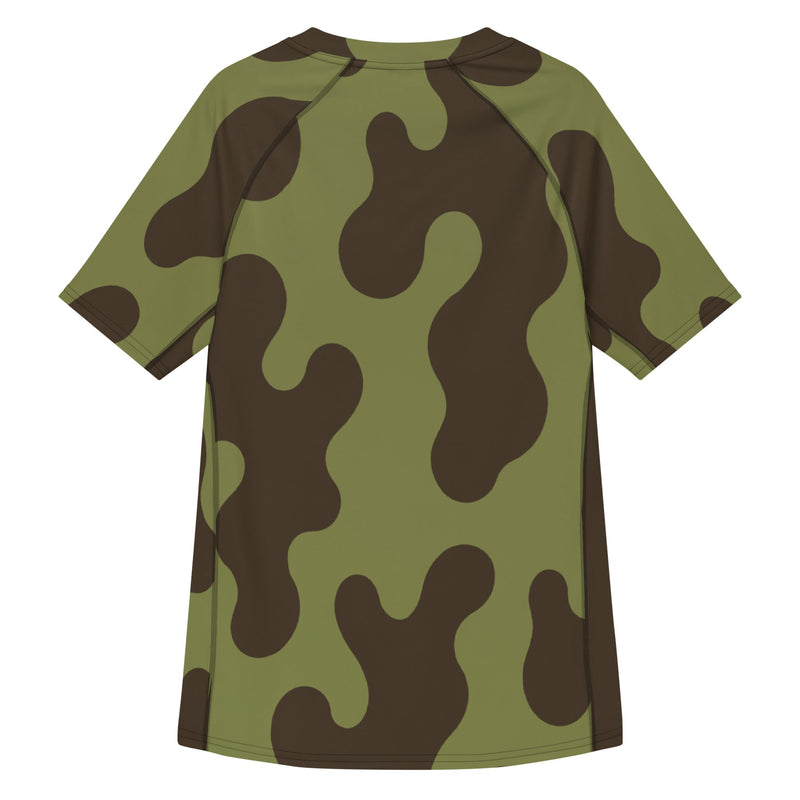 Eastern Bloc Amoeba Woodland Heritage CAMO Mens Short-Sleeve Rash Guard - SS