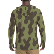 Eastern Bloc Amoeba Woodland Heritage CAMO Mens Sunscreen Sports Hoodie With Thumb Holes