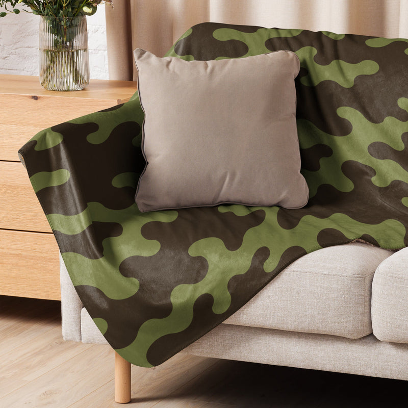 Eastern Bloc Amoeba Woodland Heritage CAMO Sherpa Blanket