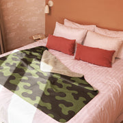 Eastern Bloc Amoeba Woodland Heritage CAMO Sherpa Blanket