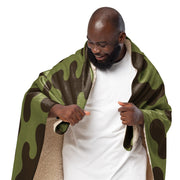 Eastern Bloc Amoeba Woodland Heritage CAMO Sherpa Blanket