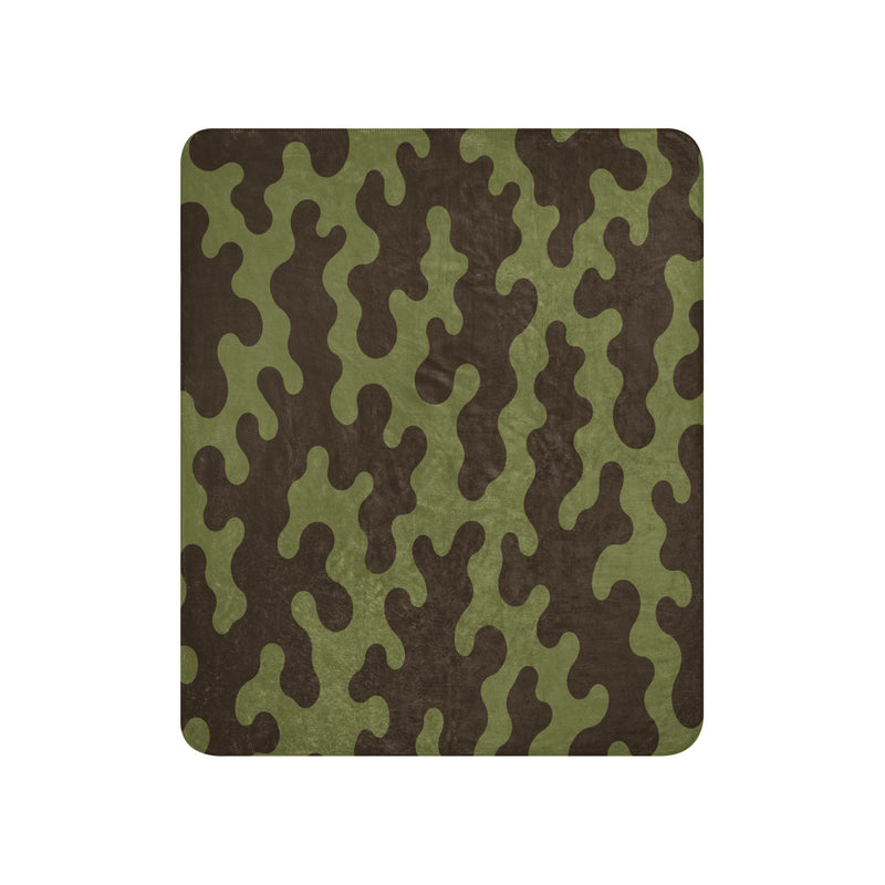 Eastern Bloc Amoeba Woodland Heritage CAMO Sherpa Blanket