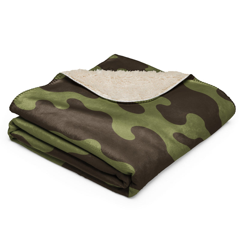 Eastern Bloc Amoeba Woodland Heritage CAMO Sherpa Blanket