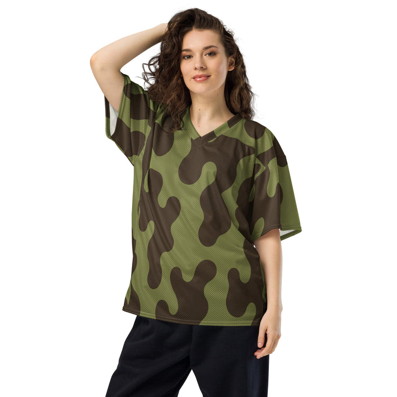 Eastern Bloc Amoeba Woodland Heritage CAMO Unisex American Football Jersey