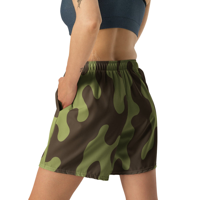 Eastern Bloc Amoeba Woodland Heritage CAMO Unisex Athletic Long Shorts