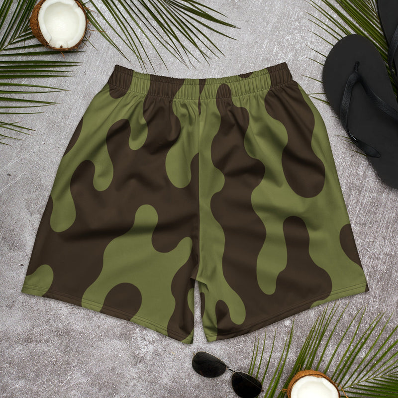 Eastern Bloc Amoeba Woodland Heritage CAMO Unisex Athletic Long Shorts