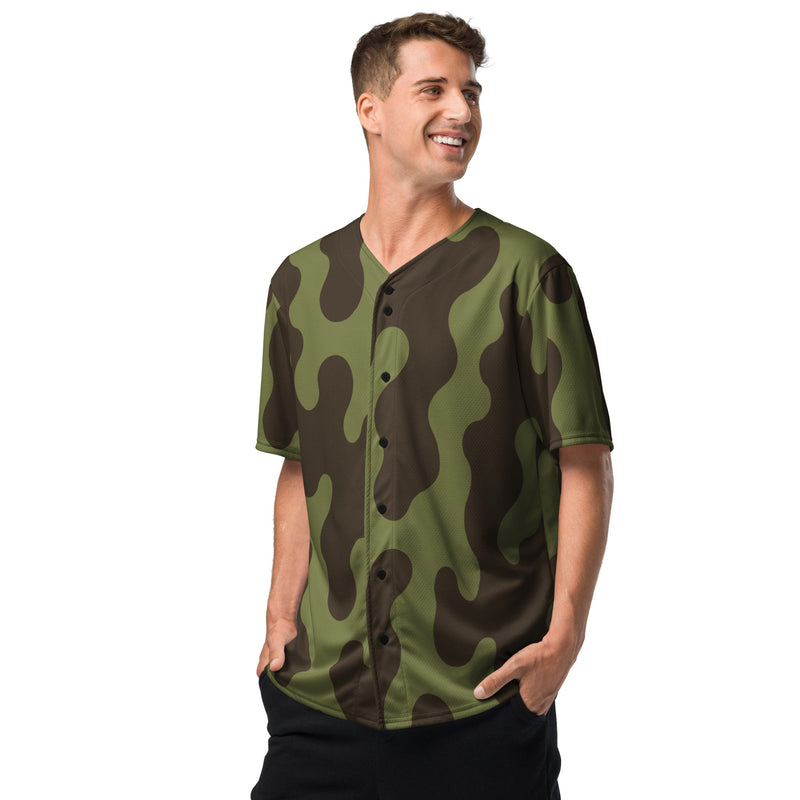 Eastern Bloc Amoeba Woodland Heritage CAMO Unisex Baseball Jersey