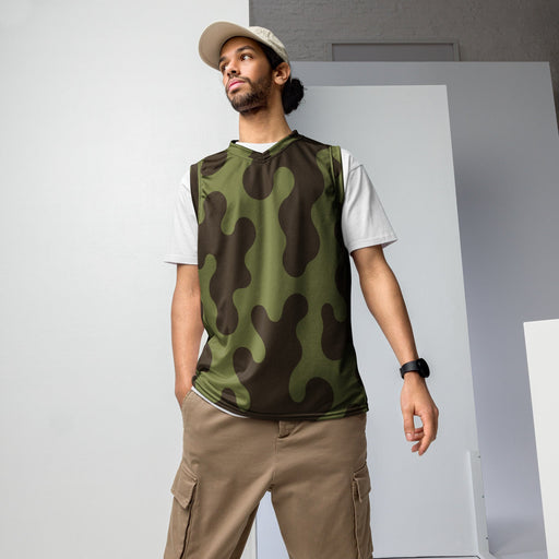 Eastern Bloc Amoeba Woodland Heritage CAMO Unisex Basketball Jersey - 2XS