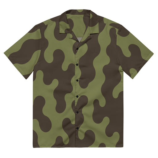 Eastern Bloc Amoeba Woodland Heritage CAMO Unisex Short-Sleeve Button Shirt - 2XS - Button-Up