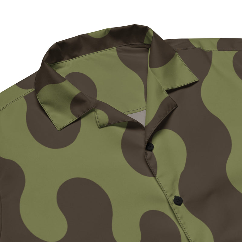 Eastern Bloc Amoeba Woodland Heritage CAMO Unisex Short-Sleeve Button Shirt - Button-Up
