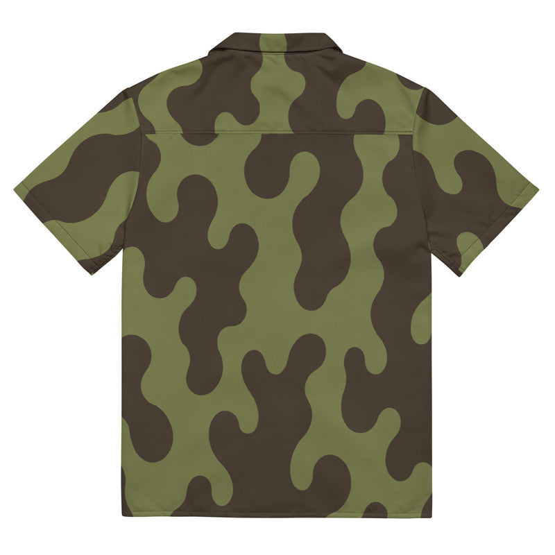 Eastern Bloc Amoeba Woodland Heritage CAMO Unisex Short-Sleeve Button Shirt - Button-Up