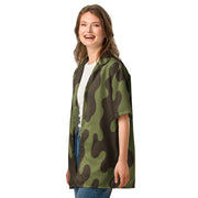 Eastern Bloc Amoeba Woodland Heritage CAMO Unisex Short-Sleeve Button Shirt - Button-Up