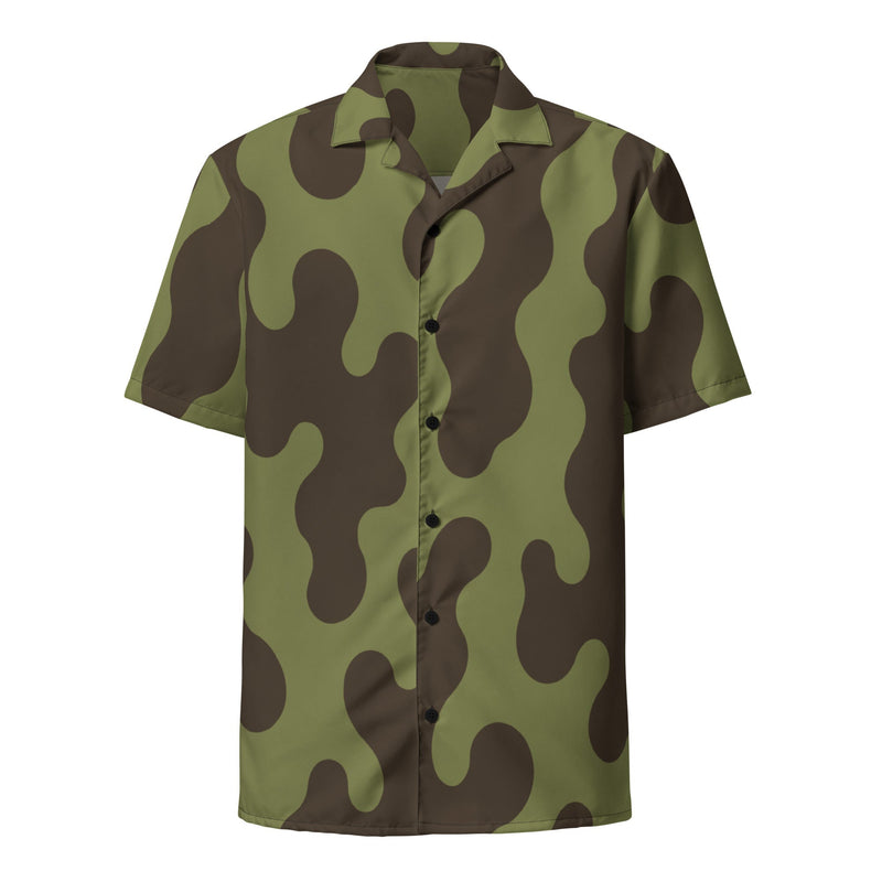 Eastern Bloc Amoeba Woodland Heritage CAMO Unisex Short-Sleeve Button Shirt - Button-Up