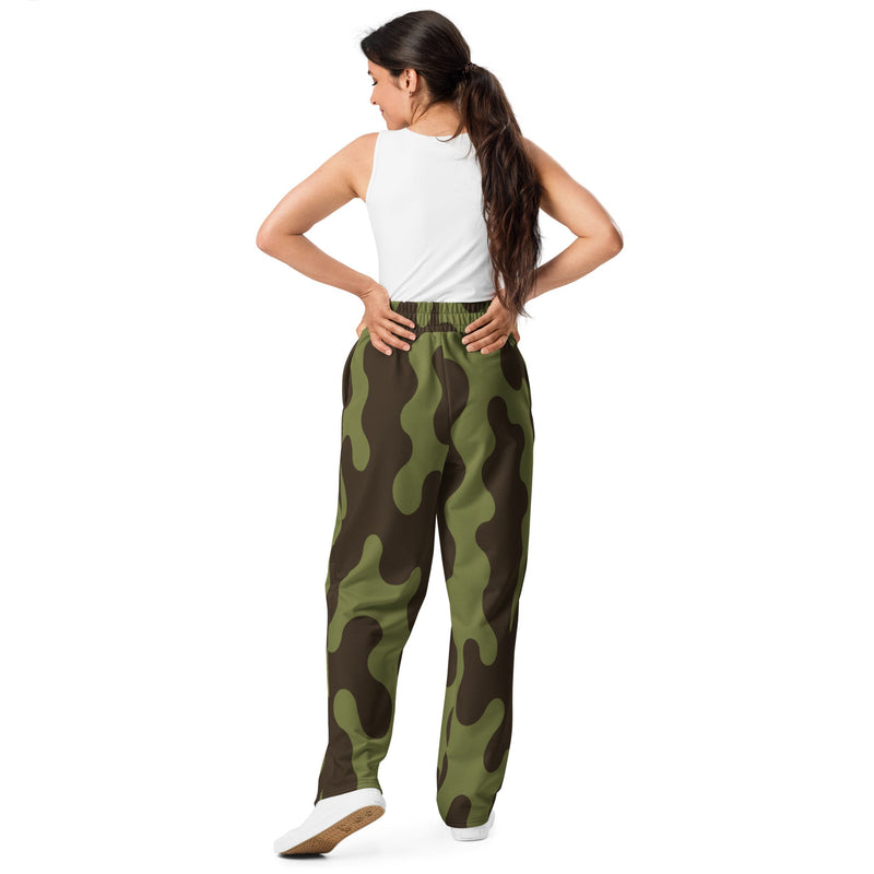 Eastern Bloc Amoeba Woodland Heritage CAMO Unisex Wide-Leg Joggers