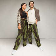 Eastern Bloc Amoeba Woodland Heritage CAMO Unisex Wide-Leg Joggers - 2XS