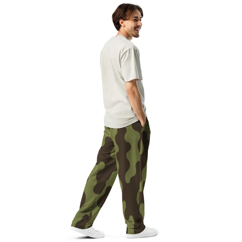 Eastern Bloc Amoeba Woodland Heritage CAMO Unisex Wide-Leg Joggers