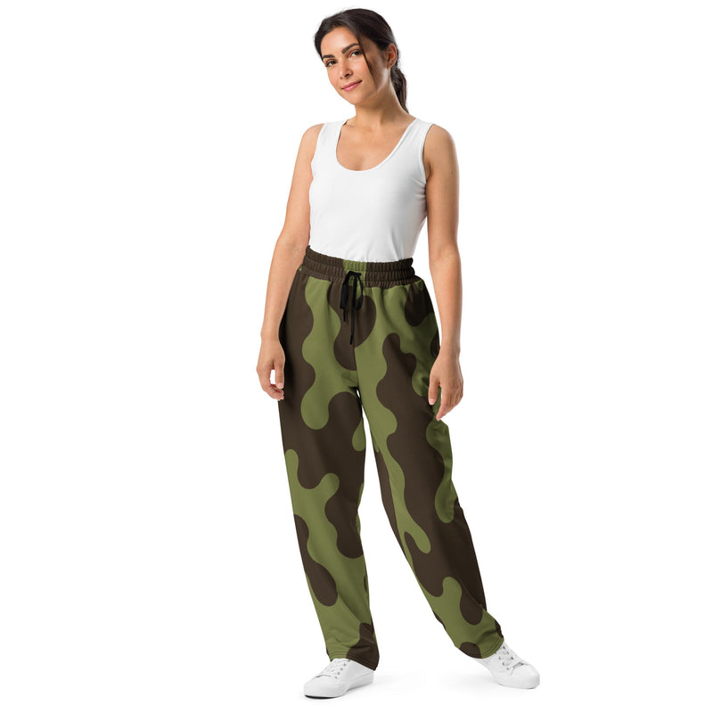 Eastern Bloc Amoeba Woodland Heritage CAMO Unisex Wide-Leg Joggers