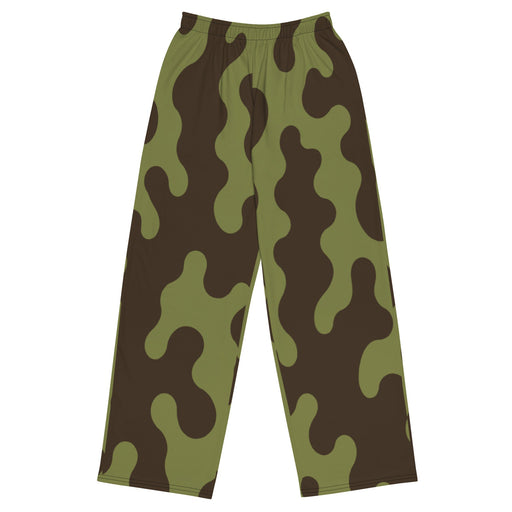 Eastern Bloc Amoeba Woodland Heritage CAMO Unisex Wide-Leg Leisure Pants - 2XS - Pant