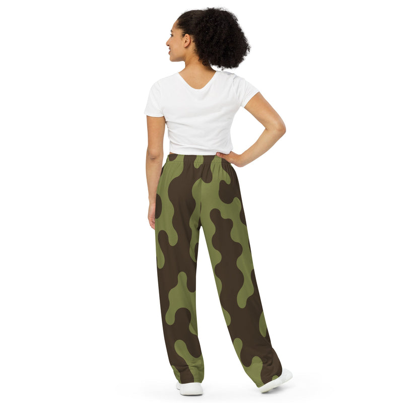 Eastern Bloc Amoeba Woodland Heritage CAMO Unisex Wide-Leg Leisure Pants - Pant