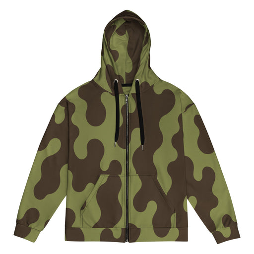 Eastern Bloc Amoeba Woodland Heritage CAMO Unisex Zip Hoodie - 2XS