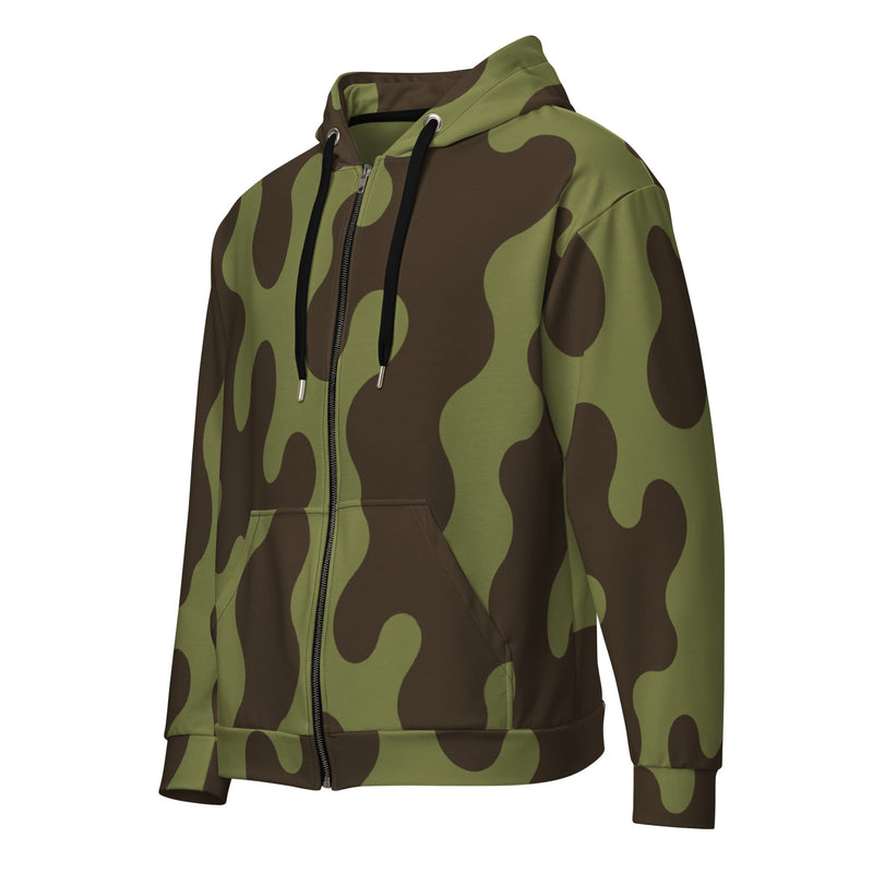 Eastern Bloc Amoeba Woodland Heritage CAMO Unisex Zip Hoodie