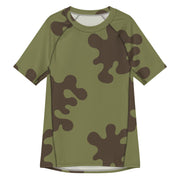 Eastern Bloc Classic Amoeba Spot Heritage CAMO Mens Short-Sleeve Rash Guard - 2XS - SS