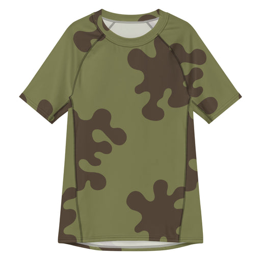 Eastern Bloc Classic Amoeba Spot Heritage CAMO Mens Short-Sleeve Rash Guard - 2XS - SS