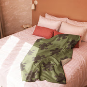 Eastern Bloc Classic Amoeba Spot Heritage CAMO Sherpa Blanket